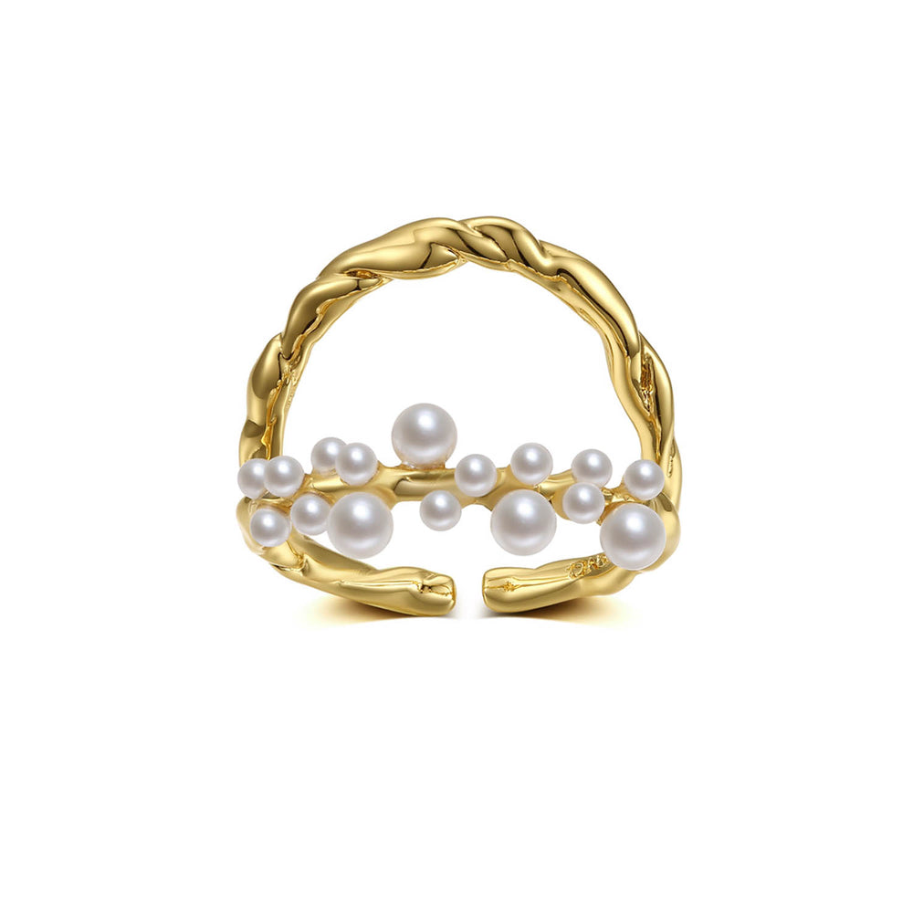 
                  
                    Bubbling Gold Plated Ring
                  
                
