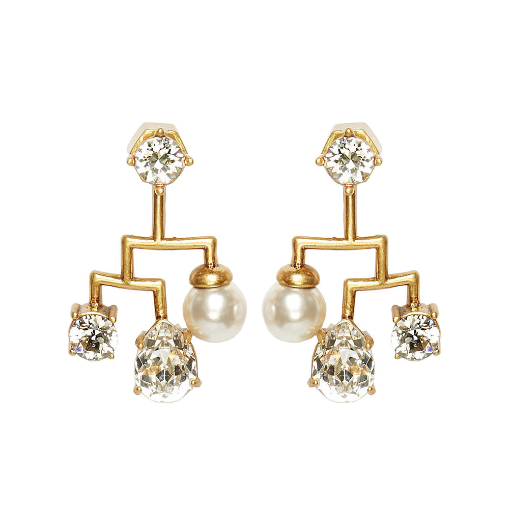 
                  
                    BIAS Gold Small Statement Earrings
                  
                