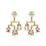 BIAS Gold Small Statement Earrings