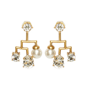 
                  
                    BIAS Gold Small Statement Earrings
                  
                