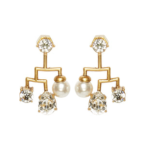 
                  
                    BIAS Gold Small Statement Earrings
                  
                