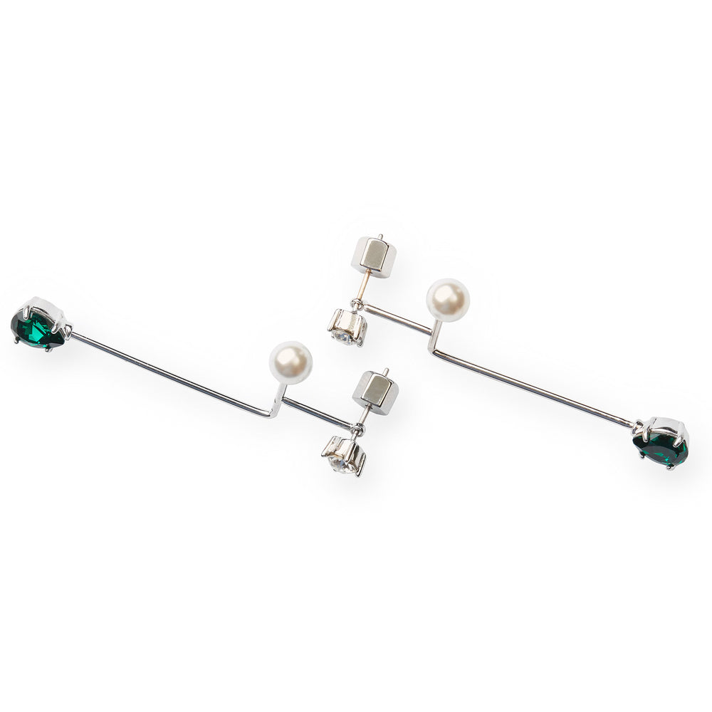 
                  
                    BIAS Silver Long Earrings
                  
                
