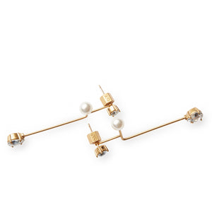 
                  
                    BIAS Gold Long Earrings
                  
                