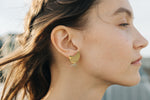 Chillax Gold-plated Moon Earrings