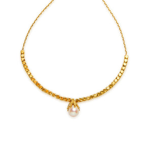 
                  
                    DROP Gold Beads & Pearl Bracelet
                  
                