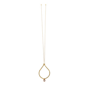 
                  
                    DROP Gold Necklace With Purple Pearl
                  
                