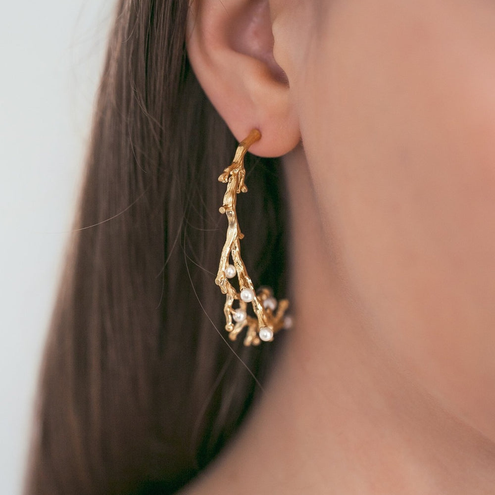 
                  
                    LUSH Gold Half Circle Earrings
                  
                