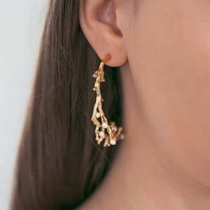 
                  
                    LUSH Gold Half Circle Earrings
                  
                