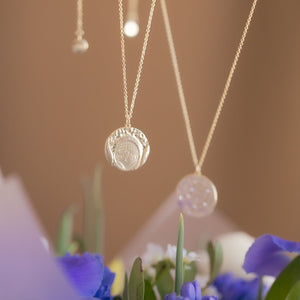 
                  
                    Virgo Zodiac Double Sided Coin Pendant Gold and Crystal Necklace
                  
                
