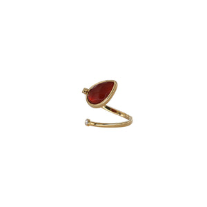 
                  
                    TW Ring With Red Natural Agate Stone
                  
                