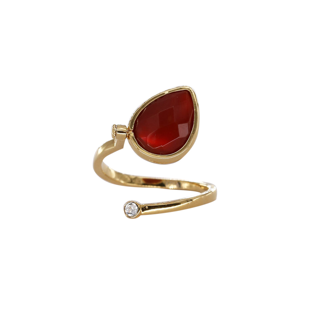 
                  
                    TW Ring With Red Natural Agate Stone
                  
                