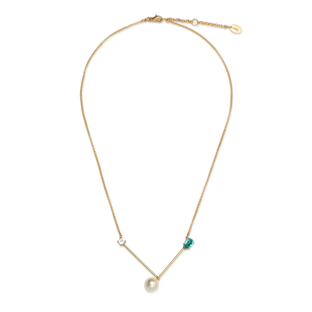 
                  
                    BIAS Pearl Pendant Gold Necklace
                  
                