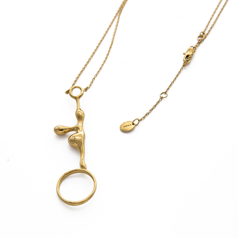 
                  
                    FLOW Irregular Gold Long Necklace
                  
                