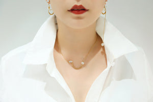 
                  
                    O.Yang Smile Pendant Gold Necklace
                  
                