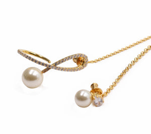 INFINITE Gold Chain Earrings