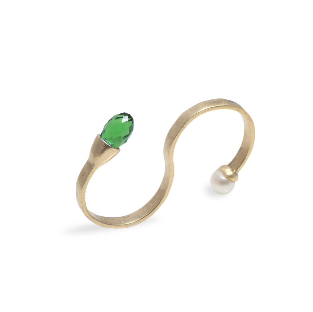 LL Minimalism Green Ring