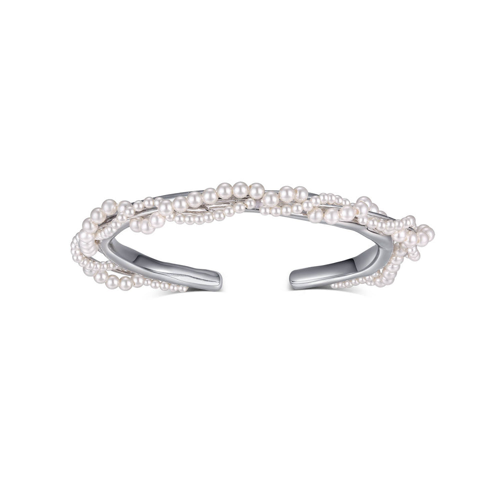 
                  
                    Bubbling White Gold Bangle
                  
                