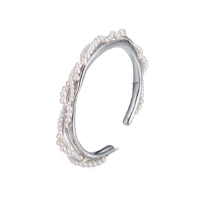 
                  
                    Bubbling White Gold Bangle
                  
                