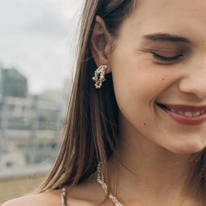 
                  
                    Bubbling Gold Small Hoop Earrings
                  
                