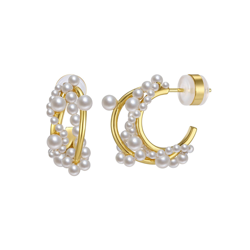 
                  
                    Bubbling Gold Small Hoop Earrings
                  
                