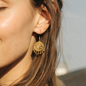
                  
                    Secret Blessing Gold－plated Urban Bohemia Earrings
                  
                