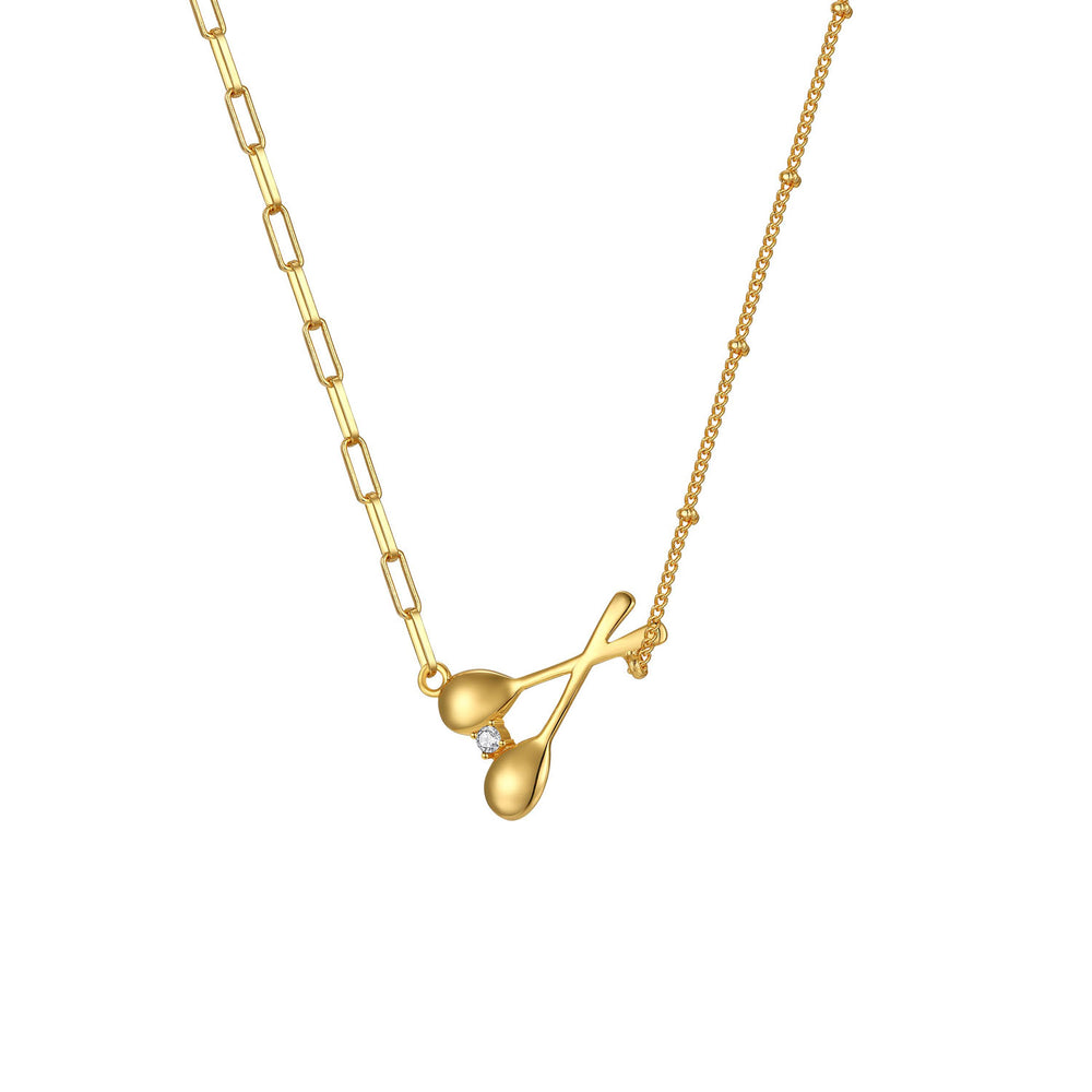 
                  
                    Gold-plated Spoons Necklace
                  
                