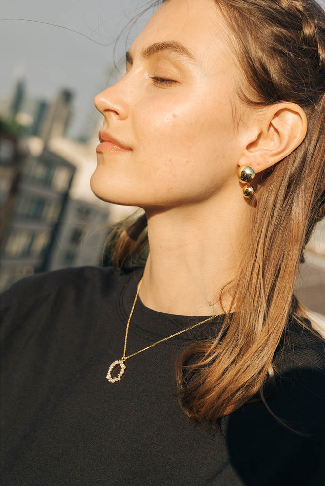 
                  
                    Chillax Gold-plated Asymmetrical Earrings
                  
                