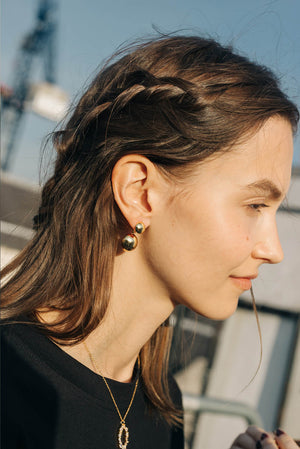 
                  
                    Chillax Gold-plated Asymmetrical Earrings
                  
                