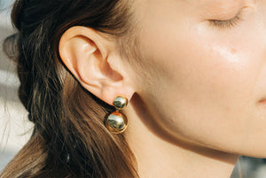 
                  
                    Chillax Gold-plated Asymmetrical Earrings
                  
                