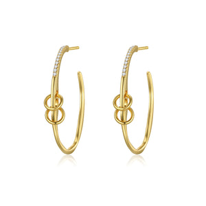
                  
                    Chillax Gold-plated Hoop Earrings
                  
                