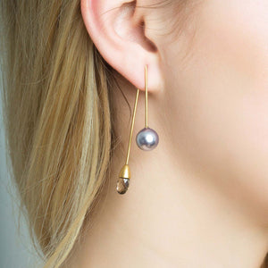 
                  
                    LL Minimalism Earrings with Tea Colour Crystals
                  
                