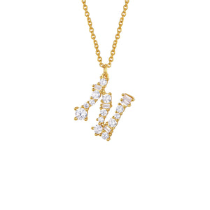 
                  
                    Crystal Initial Necklace - Letter N
                  
                