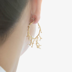 
                  
                    LUSH Gold Earrings with Mini Pearls
                  
                