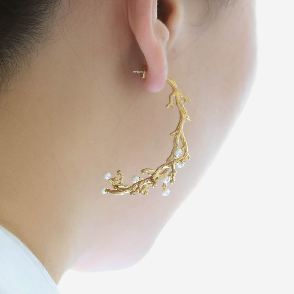 
                  
                    LUSH Gold Half Circle Earrings
                  
                