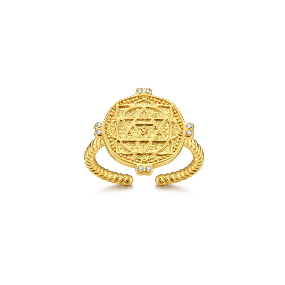
                  
                    Secret Blessing Gold-plated Urban Bohemia Ring
                  
                