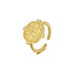 Secret Blessing Gold-plated Urban Bohemia Ring