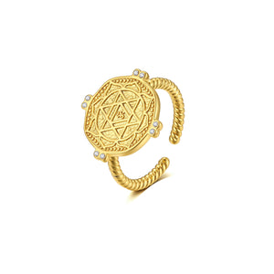 
                  
                    Secret Blessing Gold-plated Urban Bohemia Ring
                  
                