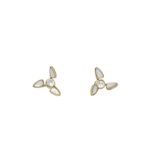 
                  
                    Windmill White Natural Fritillary Studs Earrings
                  
                