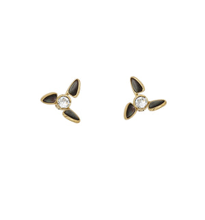 
                  
                    Windmill Black Natural Fritillary Studs Earrings
                  
                