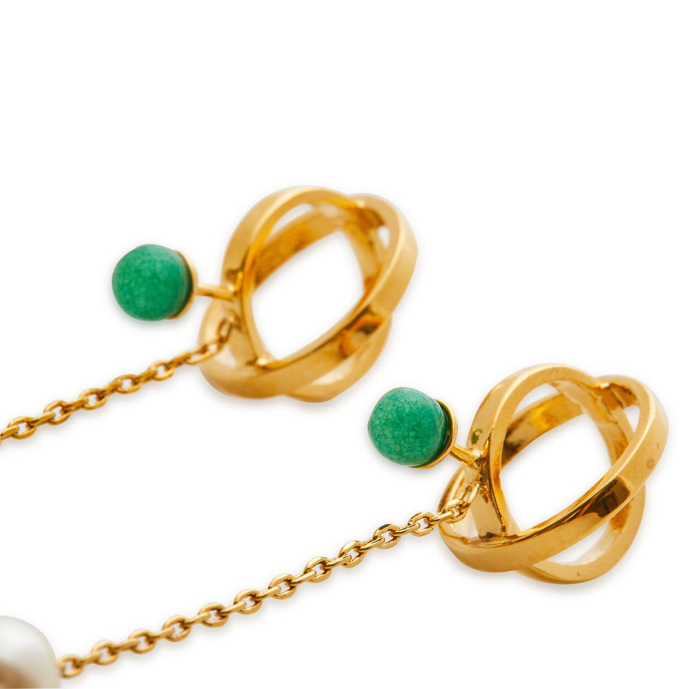
                  
                    SS Small Green Stone Earrings
                  
                