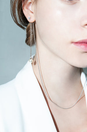 
                  
                    INFINITE Silver Chain Earrings
                  
                