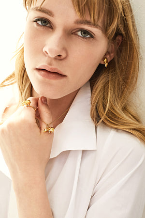 
                  
                    ONE Gold Earrings
                  
                