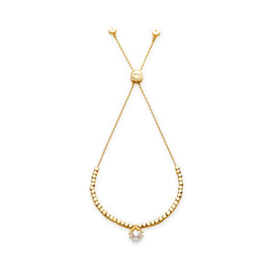 
                  
                    DROP Gold Beads & Pearl Bracelet
                  
                